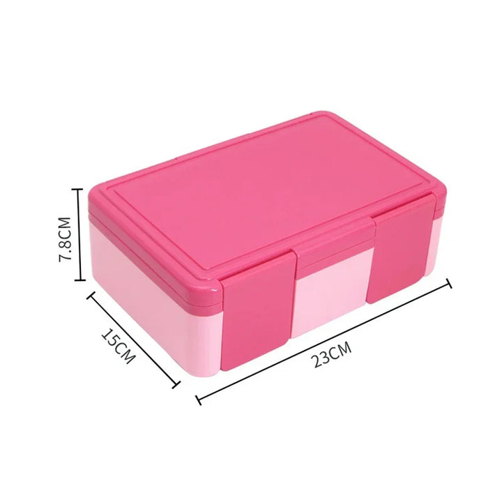 Boîte Bento 4 Compartiments Rose