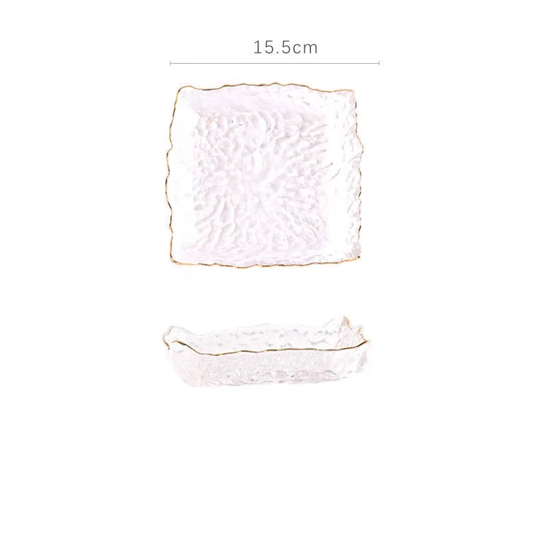 Assiette Japonaise à Collation Blanc