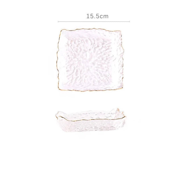 Assiette Japonaise à Collation Blanc
