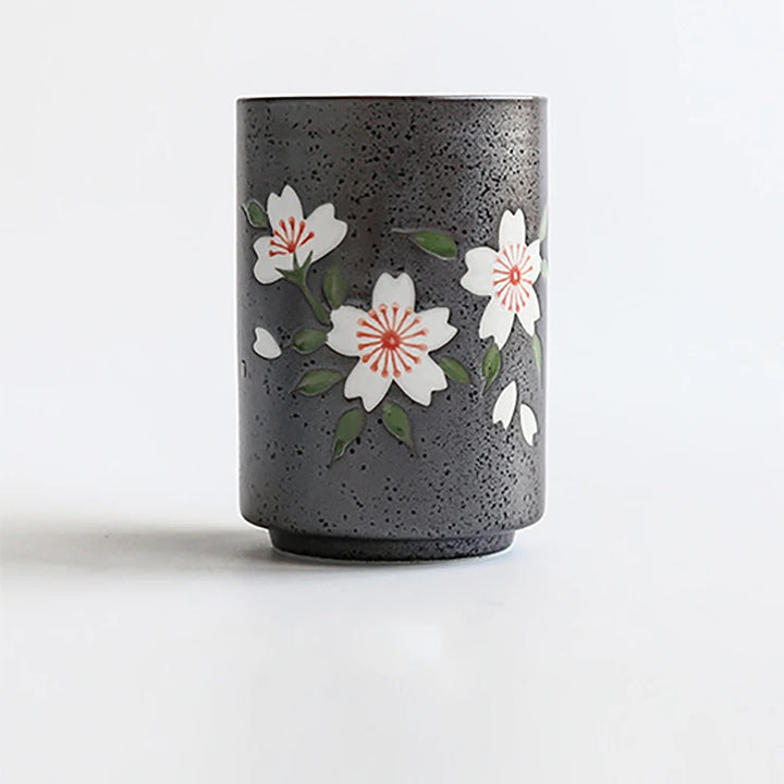 Tasse à thé japonais fleurs