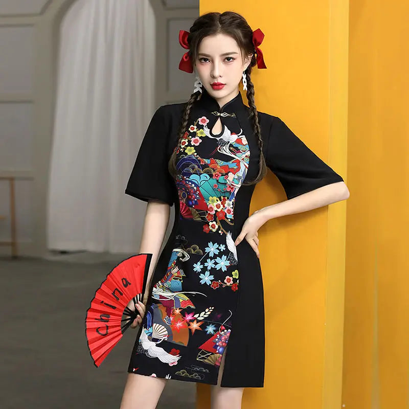 Japanese Pattern Dress | Tenko S Japanese Pattern Dress | Tenko S