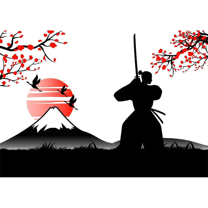 Japanese art wall stickers