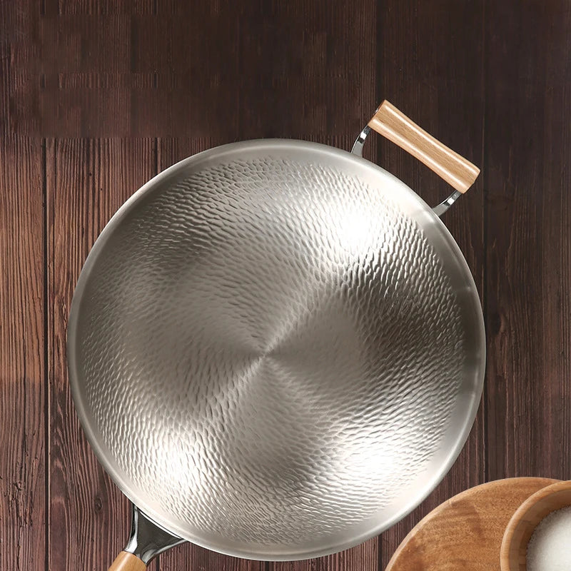 Wok Japonais Martelé Poêle