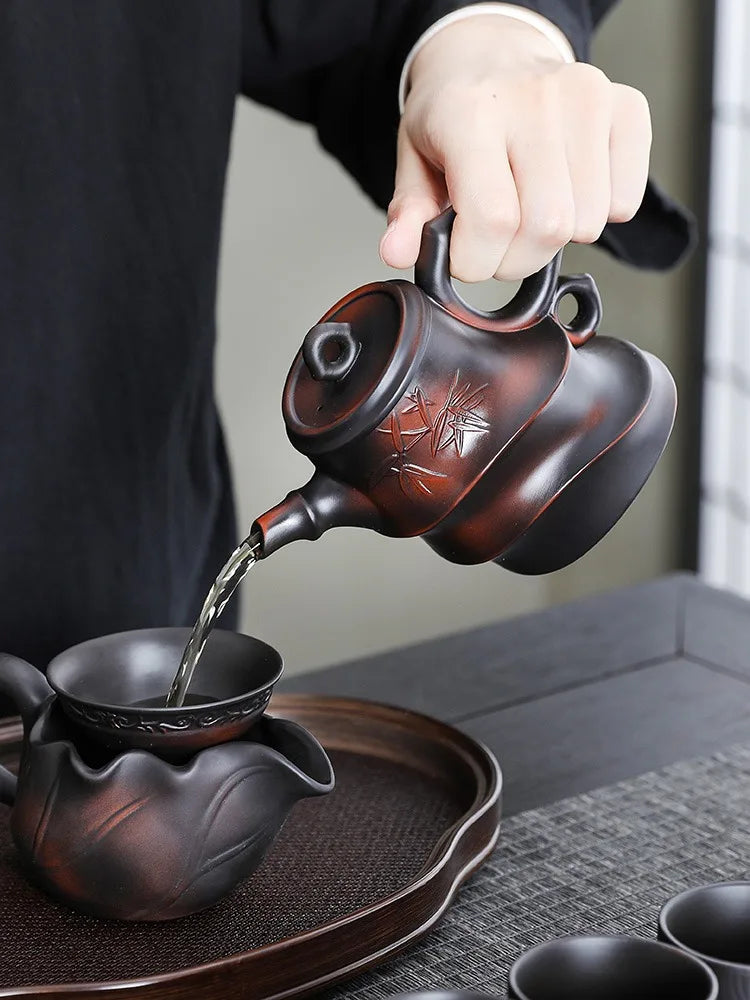 Théière Japonaise Inclinée Ergonomique