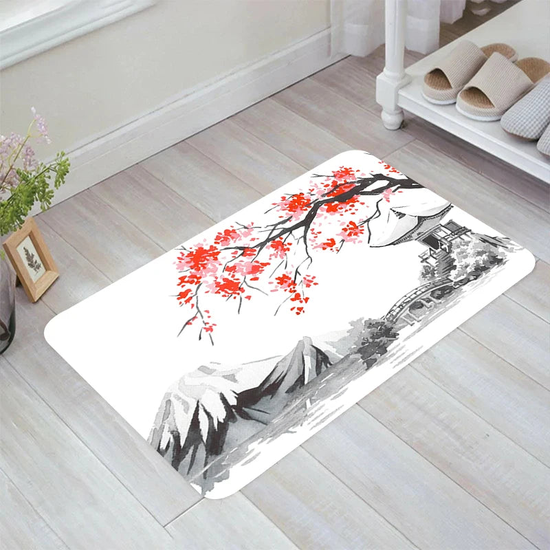 Tapis Japonais motif Sakura