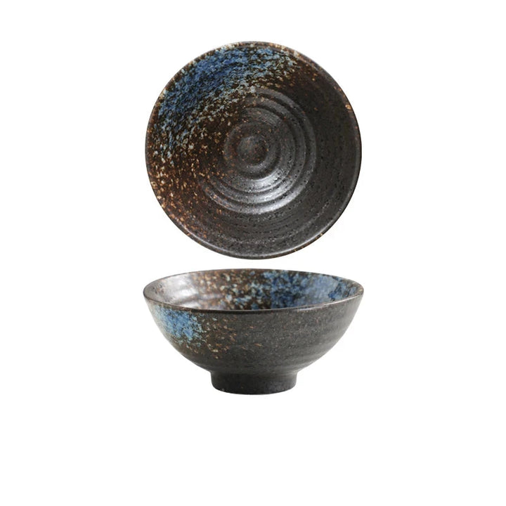 Bol de riz japonais bleu