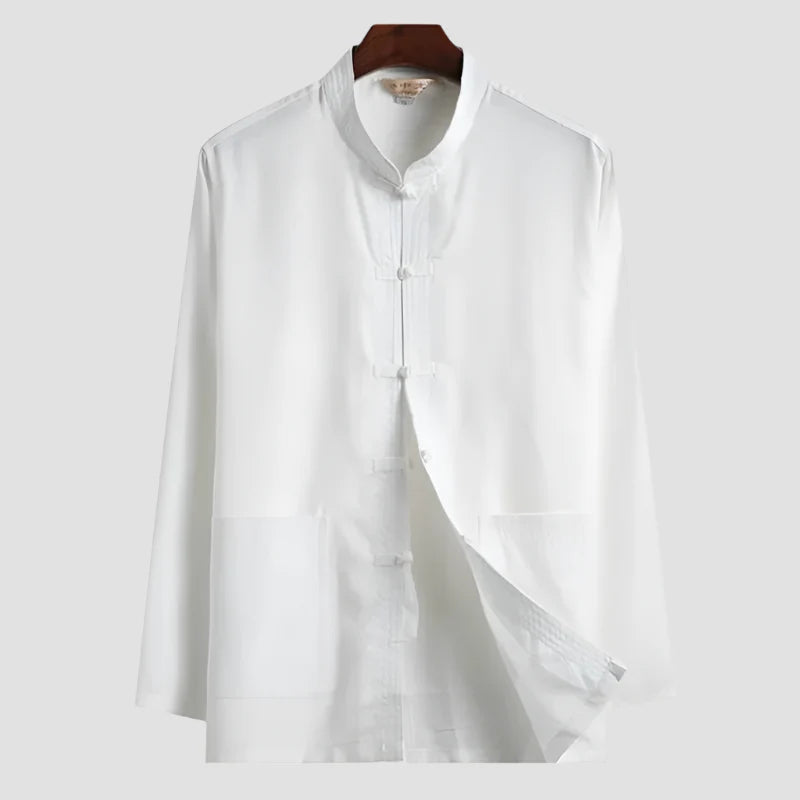 Chemise Japonaise Blanche Classique