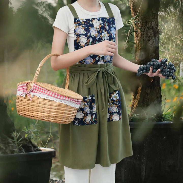Tablier Japonais au Design Original Vert