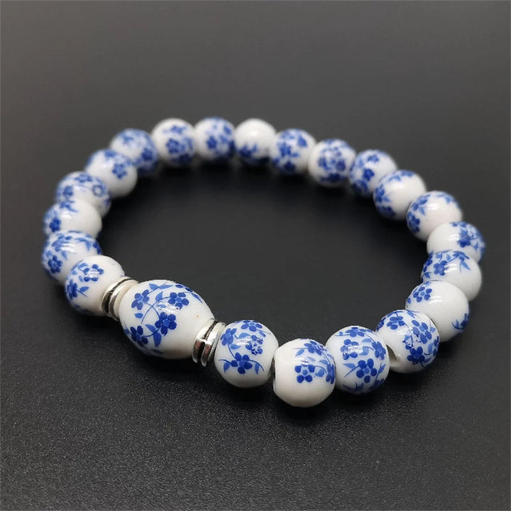 Bracelet Perlé Japonais en porcelaine