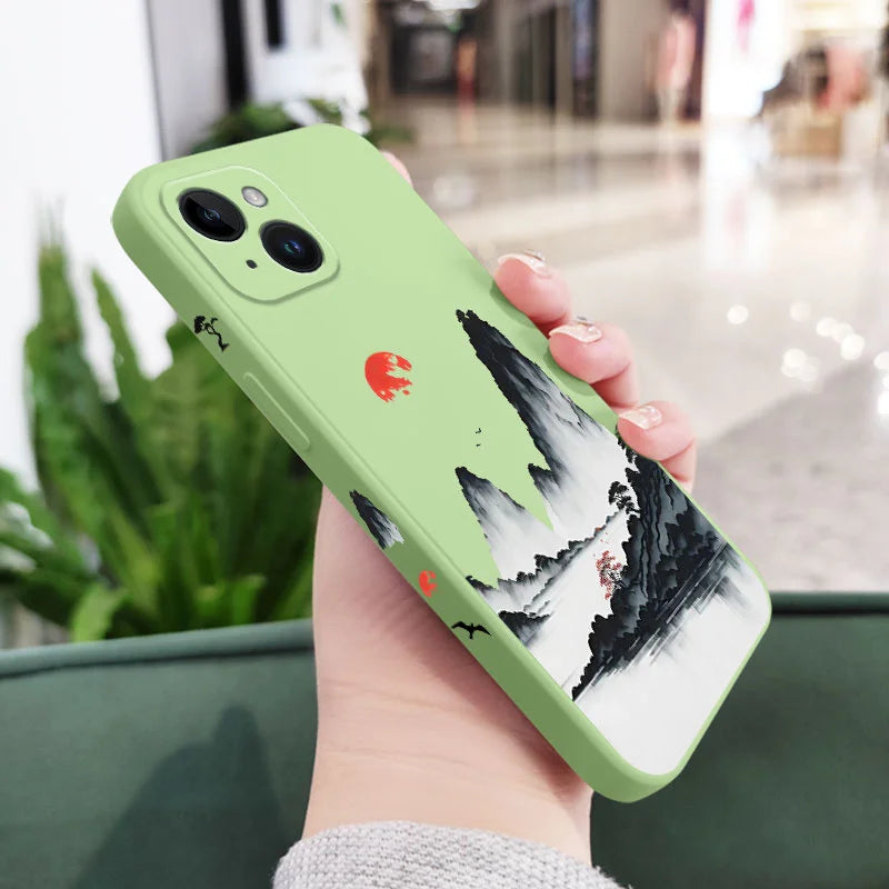 Coque de téléphone japonaise nature