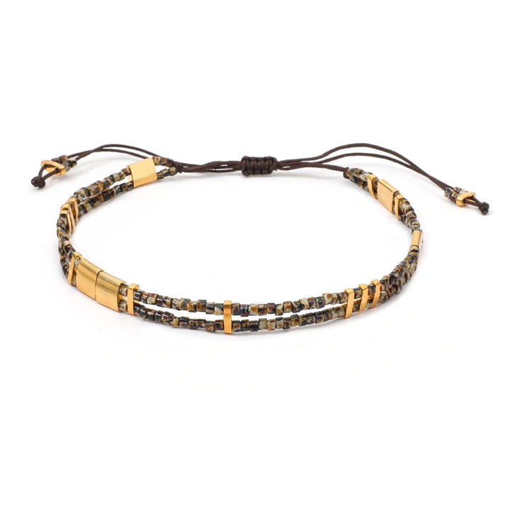 Bracelet Miyuki Tila jonc à breloques