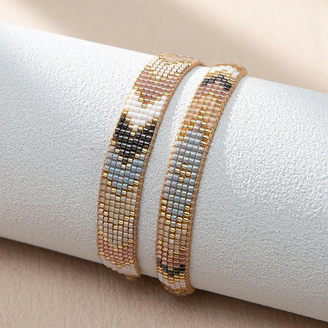Bracelet tissé perles miyuki japonais