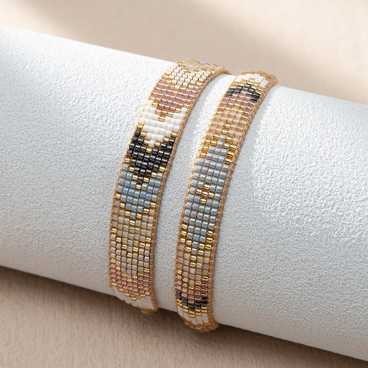 Bracelet tissé perles miyuki japonais