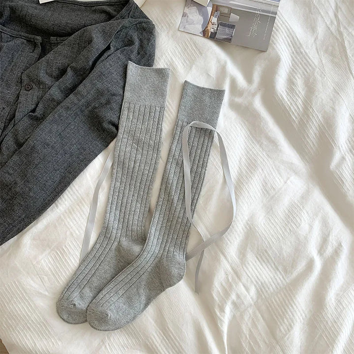 Chaussettes Japonaises Mignonnes Gris