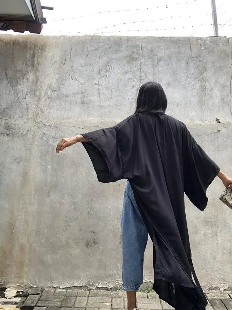 Kimono de plage en coton