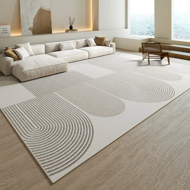 Tapis de salon japonais en relief