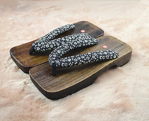 Geta Japonaise Traditionnelle à fleur