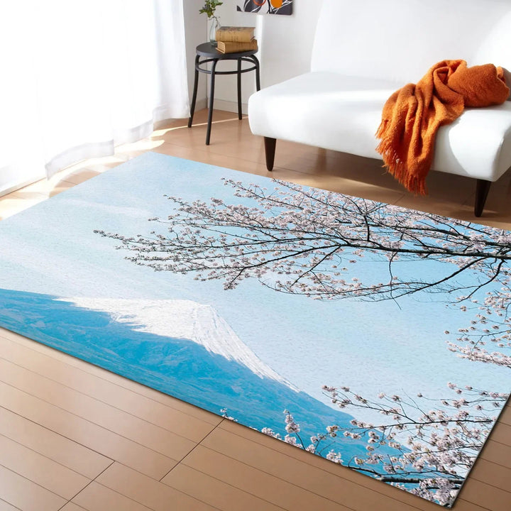 Tapis de salon Japonais Fleur de cerisier