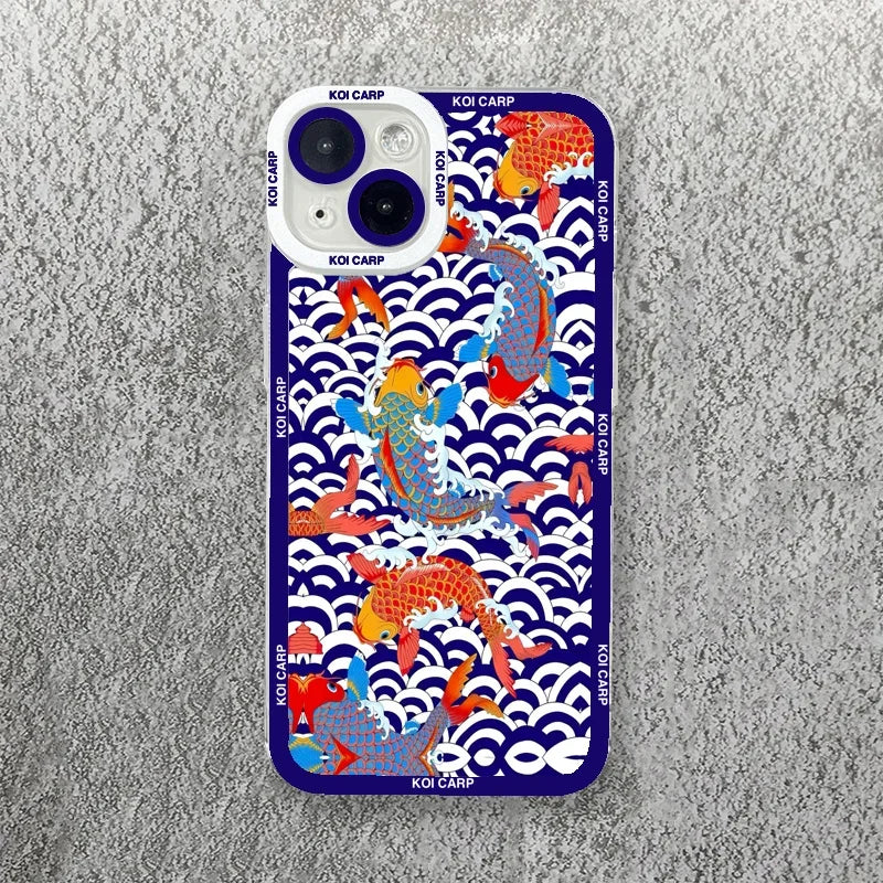 Coque de Téléphone Japonaise Souple violet