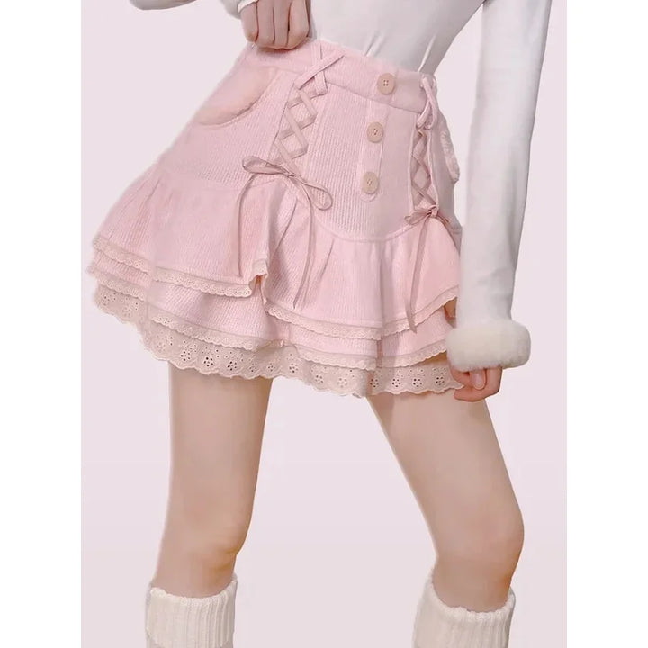Jupe Japonaise Rose Tendance
