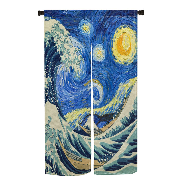 Japanese Carp Wave Curtain