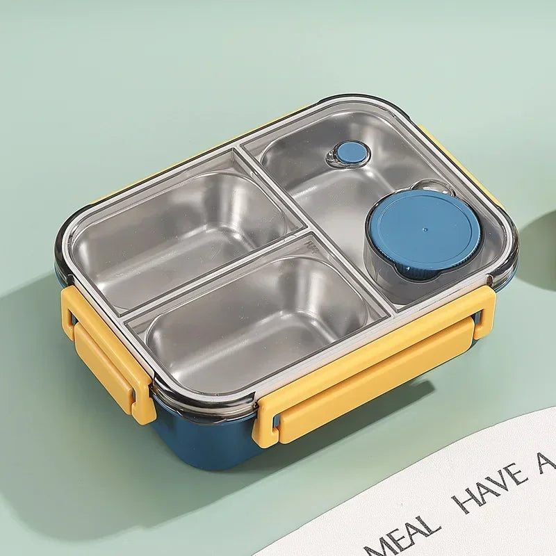 Boite bento isotherme bleu
