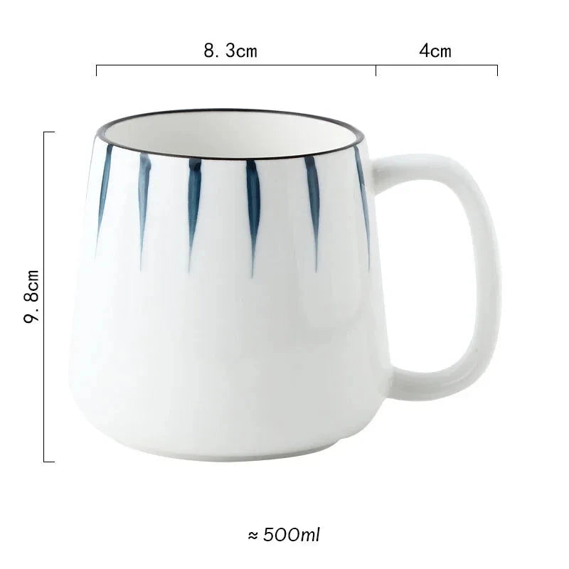 Tasse mit japanischem Muster