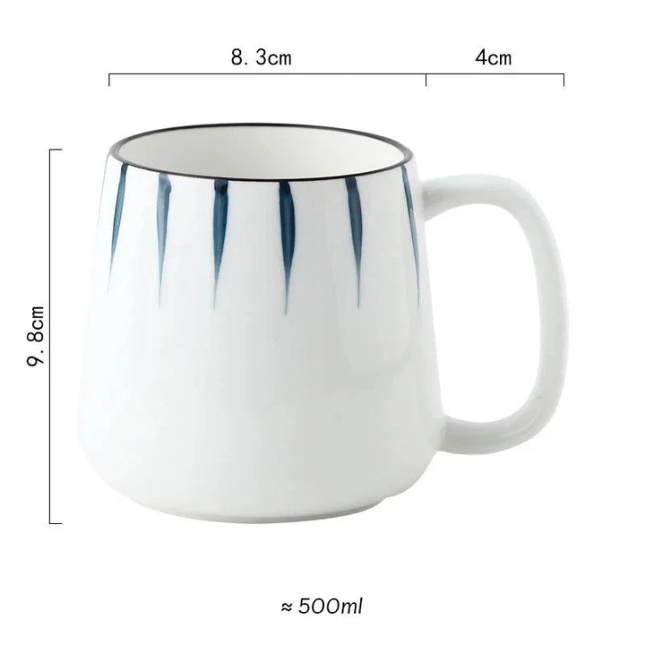 Tasse mit japanischem Muster