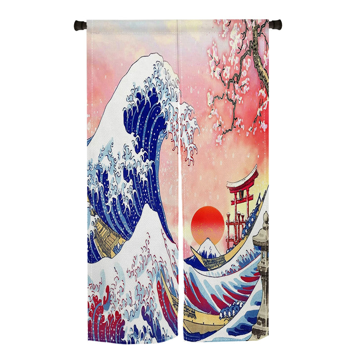 Japanese Carp Wave Curtain