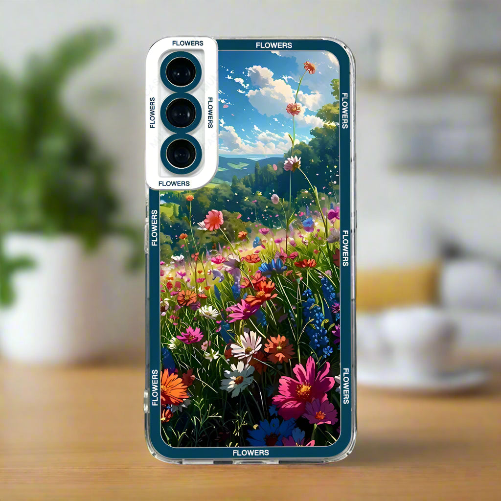 Coque de Téléphone Japonaise Fleurs Colorées