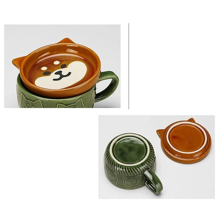 Tasse japonaise à motif chat
