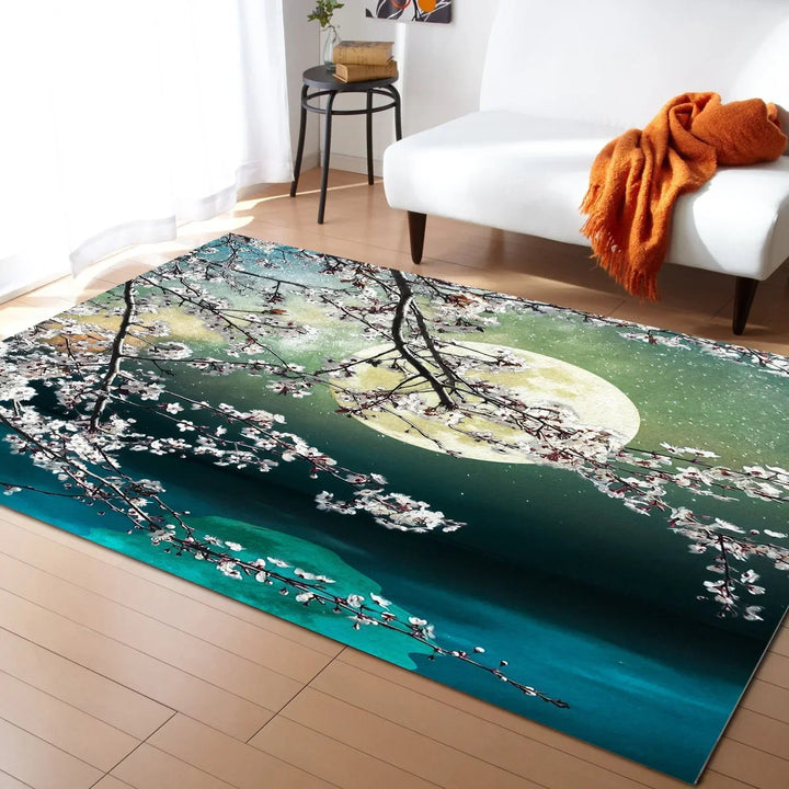 Tapis de salon Japonais Fleur de cerisier