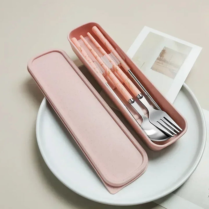 Boîte de couvert japonais élégant