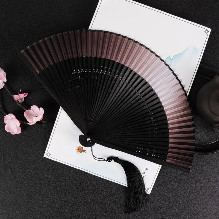 Eventail Japonais Bicolore Symétrique