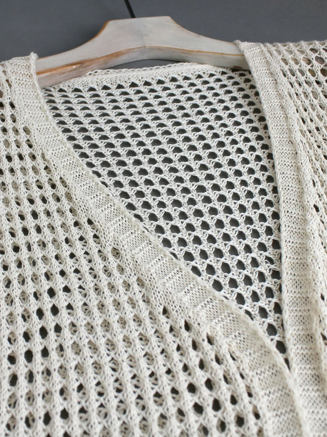 Kimono de Plage en Maille Tissés