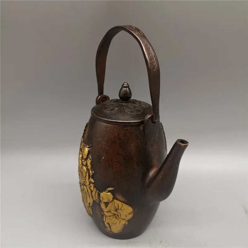 Théière Japonaise en Laiton Originale