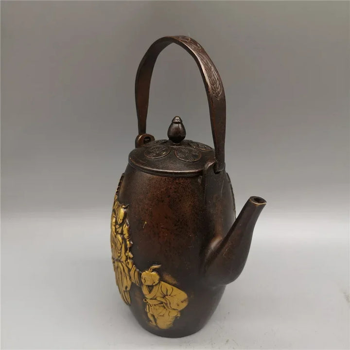 Théière Japonaise en Laiton Originale