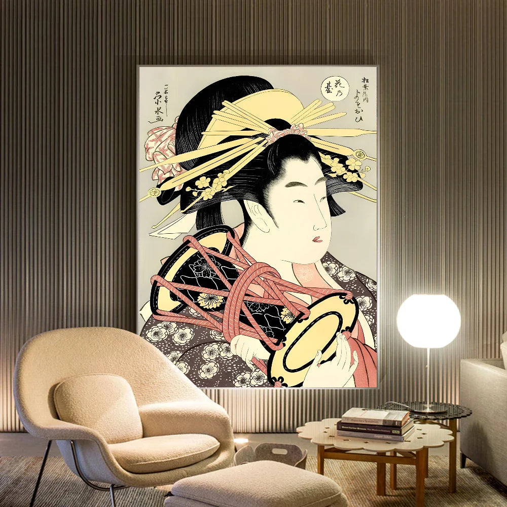 Tableau Japonais Courtisane Yosooi du Matsubaya