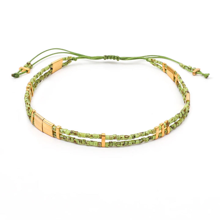 Bracelet Miyuki Tila jonc à breloques