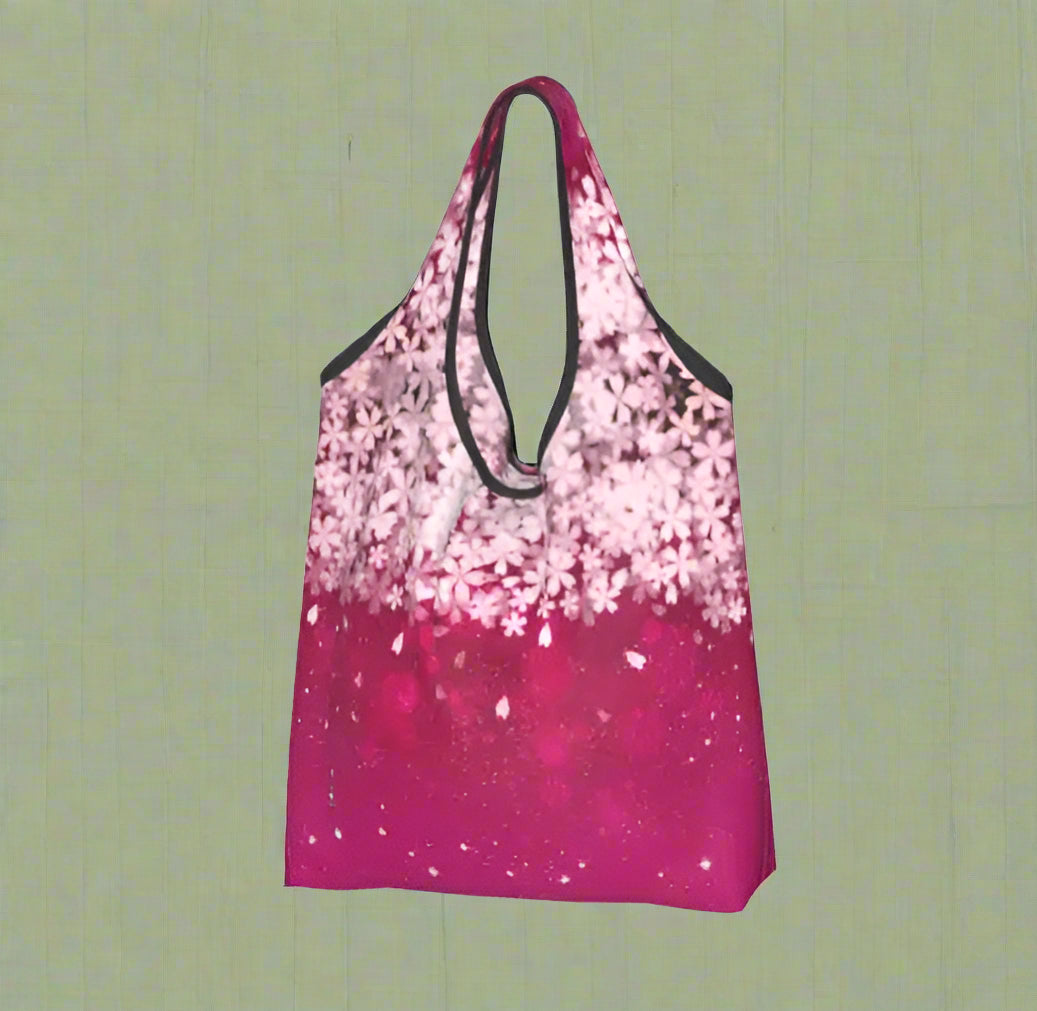 Sac Japonais Pliable Sakura Rose