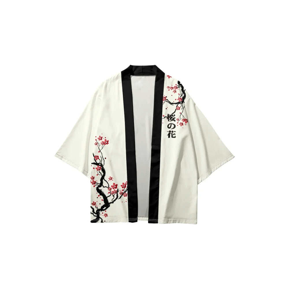 Women's White Kimono Lightweight Jacket
