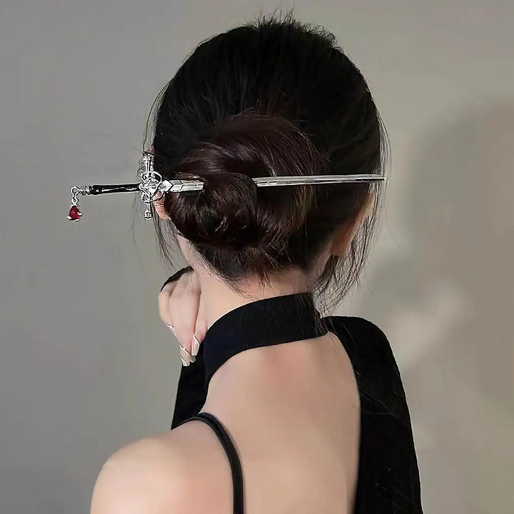 Épingle à cheveux japonais épée en métal