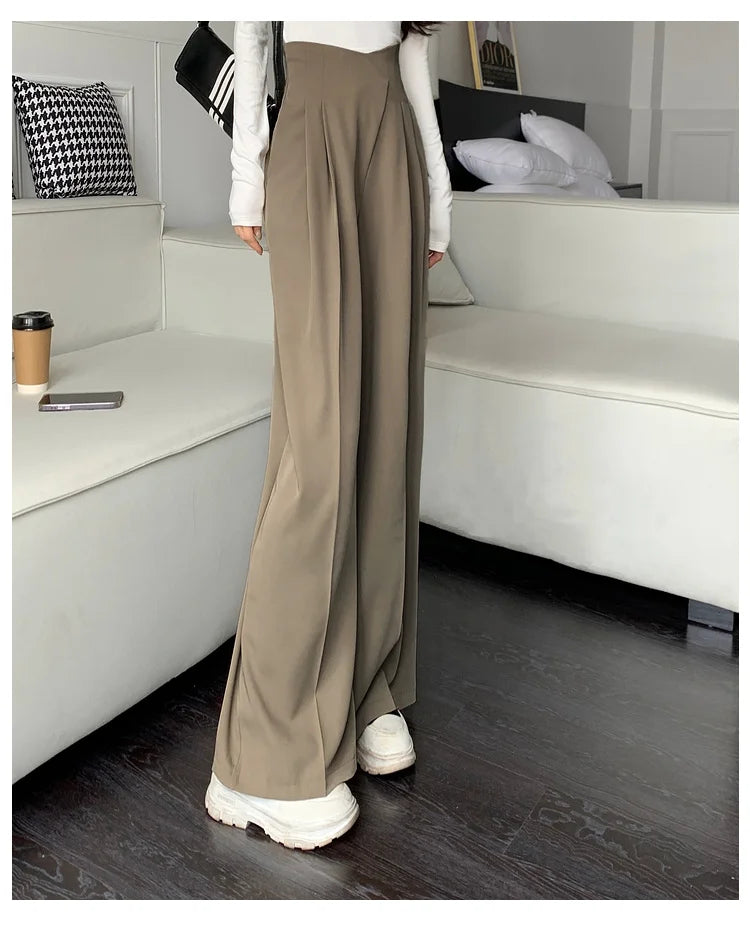 Pantalon Japonais Taille Haute Stylé