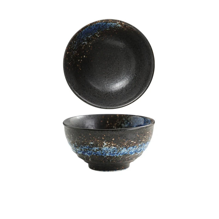 Bol à riz japonais bleu