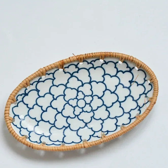 Original Japanese Rattan Plate