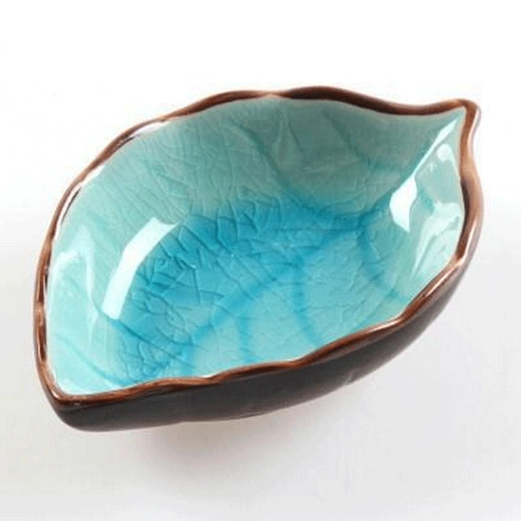Japanese leaf-shaped bowl