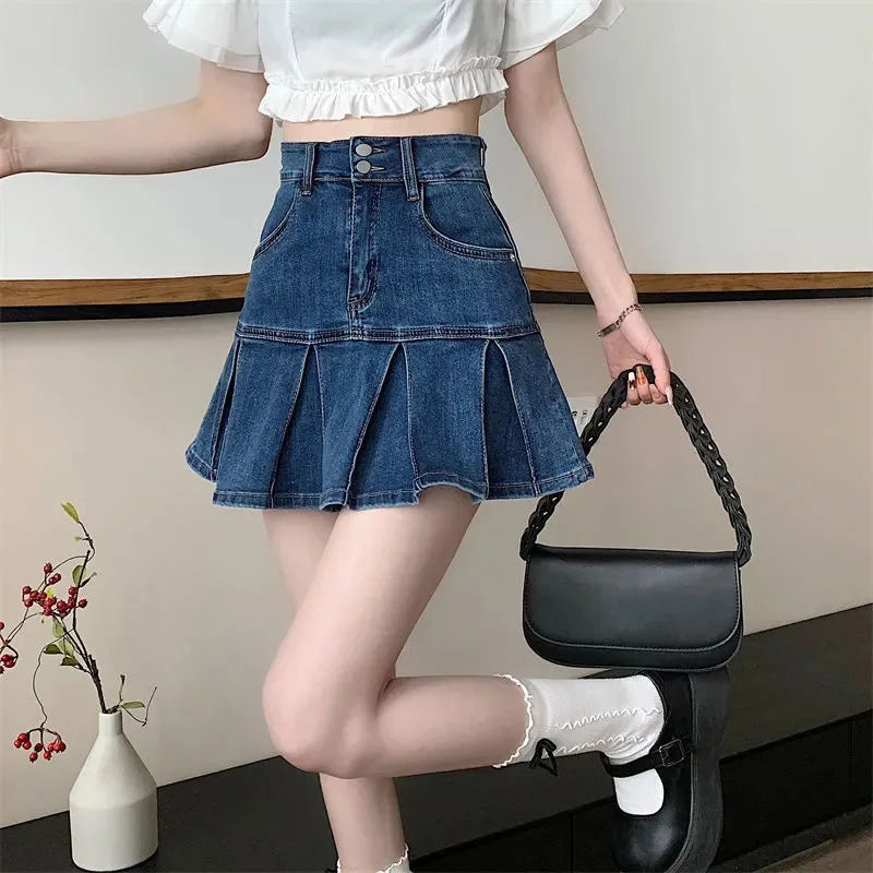 Jupe en jean japonaise femme