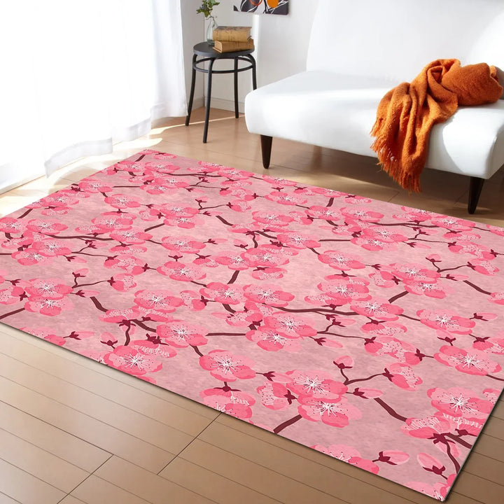 Tapis de salon Japonais Fleur de cerisier