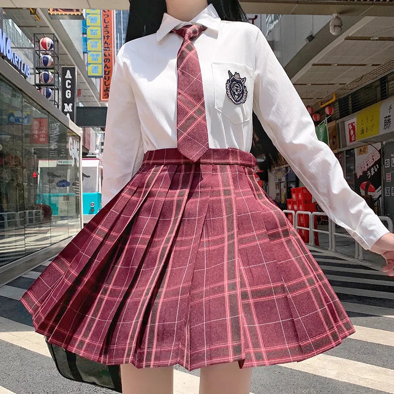 Mini jupe japonaise rouge