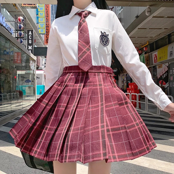 Mini jupe japonaise rouge